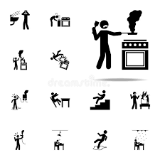 There is an old saying: Danger Cooking Icon Home Hazard And Safety Precaution Icons Universal Set For Web And Mobile Stock Illustration Illustration Of Isolated Food 141819950