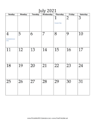2021 yearly calendar | one page calendar. Printable July 2021 Calendar Vertical