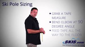 If you get poles that are too short or too tall, you could have a lot of trouble controlling your path down the slopes, or even injure yourself. Ski Pole Size Chart Skis Com