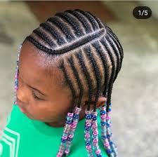 Littlegirlhairstyles Littleblackgirlhair Littleblackgirlbraids Braidsandbeads Hair Styles Natural Hair Styles Lil Girl Hairstyles
