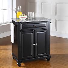 Kitchen island cart with granite top. Crosley Cambridge Granite Top Portable Kitchen Island Cart Kf30023dbk At Tractor Supply Co