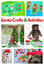 10 Santa Crafts And Activities No Time For Flash Cards Preschool Crafts Santa Crafts Christmas Activities