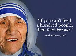 Feeding So Many Mother Teresa Quotes Mother Theresa Quotes Mother Teresa