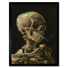 Kissclipart offers about 7 skull of a skeleton with burning cigarette transparent png images & cliparts. Van Gogh Head Skeleton Burning Cigarette Wall Art Print Framed 12x16 Ebay