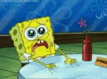 Spongebob black eye / why my kid eyes. Spongebob Big Eyes Gifs Tenor