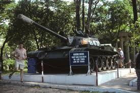 This marked the end of the vietnam war and the beginning of the formal reunification of vietnam into a communist state. Tank Monument And Tourists At Reunification Palace In Ho Chi Minh City Ncpedia