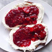 Whipped Ricotta Toast With Strawberry Raspberry Jam By Tattebakery Quick Easy Recipe The Feedfeed Recipe Raspberry Jam Recipe Ricotta Toast Jam Recipes