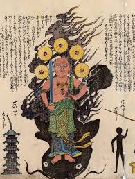 鯰 ナマズ 不動明王 フドウミョウオウ 雷 カミナリ ナマズ 雷 画