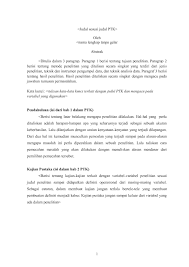 Berikut ini sekedar contoh saya unggah beberapa abstrak ptk atas ijin dari yang berhak untuk membantu memudahkan pemahaman bagi yang baru berkenalan dengan masalah penulisan karya. Calameo Panduan Penulisan Makalah Journal Hasil Ptk