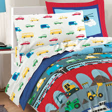 Big City Twin Bedding Set 5pc Cars Boats Comforter Sheets Boys Bedding Boys Bedding Sets Bed In A Bag