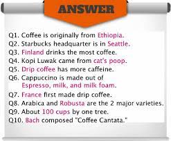 Or even that the dead sea is approximately 429 meters below sea level and sinks a meter a year? How Much Do You Know About Coffee Coffee Trivia Quiz Trivia Coffee Facts Coffee