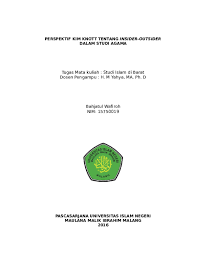 Maybe you would like to learn more about one of these? Doc Perspektif Kim Knott Tentang Insider Wafir Aina Academia Edu