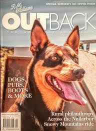 Front Cover Of R M William S Outback Magazine March 2016 Australian Kelpie Australian Kelpie Working Dogs Outback