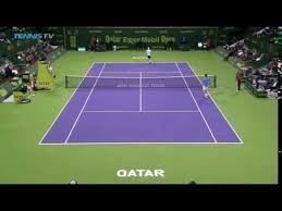 Cтавки на турнир atp doha. Djokovic Hit Atp Doha 2017 Spectator With A Tennis Ball Youtube