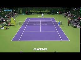 Qatar national tourism council highlights top spots for tennis fans to follow in the footsteps of world's best players. Djokovic Hit Atp Doha 2017 Spectator With A Tennis Ball Youtube