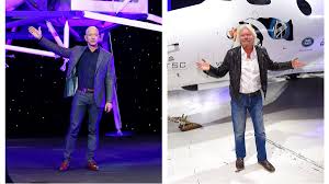 Just days after virgin galactic's momentous spaceflight, blue origin writes its own history. Richard Branson S Space Flight Compared With Jeff Bezos Rocket Launch