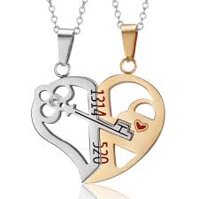 Encuentre 76.134 opiniones de viajeros, fotos auténticas y hoteles para parejas en phuket con la mejor clasificación en tripadvisor. Joyeria Para Parejas Collares Con Corazon Roto Collar Con Llave De Oro Plateado Ebay