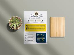 This gorgeous resume/cv template comes with a matching cover letter template to help simplify the process of applying for your next job. Free Cool Cv Resume Template With 3 Different Color Options