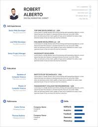 The free resume templates made in word are easily adjusted to your needs and personal situation. 45 Free Modern Resume Cv Templates Minimalist Simple Clean Design