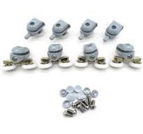 8 Pcs Top/Bottom Shower Door Rollers/Runners/Pulleys/Wheels ...