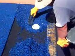 We offer one of the broadest selections of poured rubber flooring products, so you can be sure the option you choose is the right one for your budget and. Poured In Place Rubber Installation Youtube