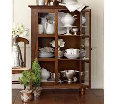 Tivoli Glass Cabinet Pottery Barn Glass Cabinet Home Furnishings Dining Room Simple