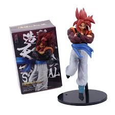 us 9 99 new dragon ball z son goku super saiyan 4 chest floating standing ver pvc action figure dbz chocolate collection 23cm in action toy