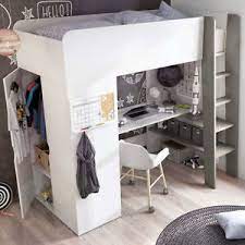 Es besitzt eine liegefläche von 90x200 cm und ist recht schmal. Funktional Hochbett Mike Fur Kinder Mit Schreibtisch Und Schrank Jugendbett Ebay