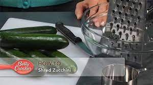Shredded zucchini is excellent for using in baked goods like zucchini bread and zucchini cakes. How To Shred Zucchini Bettycrocker Com