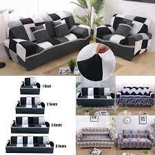 They should be able to endure family gatherings, movie nights, sleepovers, wining and dining, kids playing. 1 2 3 4 Seats Black And White High Elastic Sofa Cover Full Cover Sofa Cover All Inclusive Non Slip Shopee Philippines
