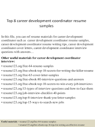 top 8 career development coordinator