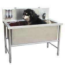 Stainless Steel Dog Bath Tub Pet Cat Dog Bathing Supplies Bathing Beauty Bath Teddy Bathtub Bath Box Stainless Steel Pet Bathi Dog Bath Tub Steel Bath Dog Bath