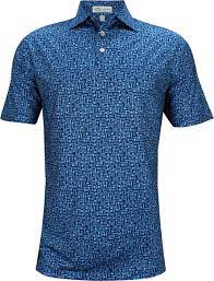 Low to high sort by price: Peter Millar Bickett Printed Bottle Opener Stretch Jersey Golf Shirts
