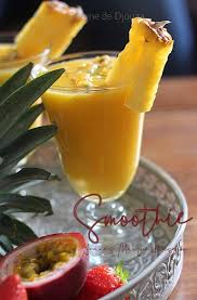 Smoothie Ananas Mangue Fruit De La Passion Recette Facile Recette Recette Smoothie Mangue Recette Smoothie Fruit Mangue