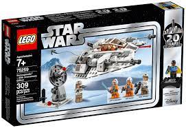 Lego Star Wars 75259 Pas Cher Snowspeeder Edition 20eme Anniversaire Lego Star Wars Sets Lego Star Wars Lego Star