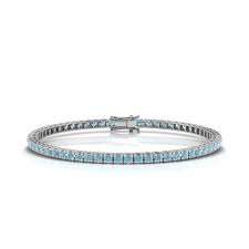 Aquamarine Tennis Bracelet Braverman Jewelry