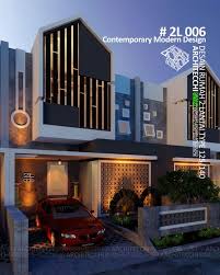 Desain Rumah 2 Lantai 2l006 Contemporary Modern Arsitektur Desain Rumah Arsitektur Rumah