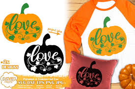 Download Pumpkin Love Svg 2 Fall Svg Autumn Svg Cut File Didiko Designs