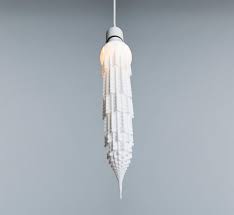 Studio David Graas 3d Printed Bulbshades Turn Skyscrapers Upside Down Candelabro Art Deco Ligero Impresion 3d