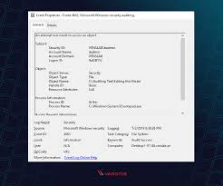 However microsoft event viewer requires you to create a custom view with custom xml. Complete Guide To Windows File System Auditing Varonis