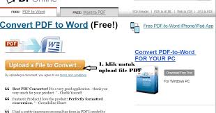 Konversi word ke pdf secara online, mudah dan gratis. Cara Tukar Format Fail Pdf Ke Word I Am Syazril