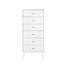 See more ideas about chest dresser, tall chest, mid century. Prepac Milo Mid Century Modern Tall 6 Drawer Chest On Sale Overstock 31696787