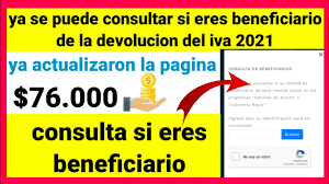 Jun 29, 2021 · ¿cómo consultar con mi número de cédula el pago del giro 14 y 15? Ya Se Puede Consultar Si Eres Beneficiario De La Devolucion Del Iva 2021 Ya Actualizaron La Pagina Youtube