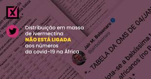 La doctora matshidoso moeti, directora de la oms durante una conferencia de prensa virtual, la doctora matshidoso moeti, directora de la oms para áfrica, dijo que el número de casos aumenta en un 22. Distribuicao Em Massa De Ivermectina Nao Tem Relacao Com Os Numeros Da Covid 19 Na Africa