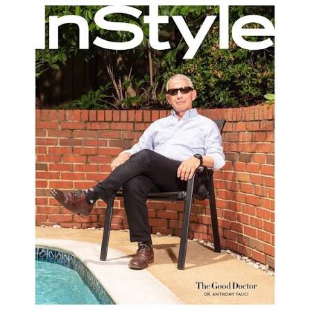 Dr. Anthony Fauci for InStyle Magazine's upcoming September Issue and special digital cover. What an unbelievable opportunity to spend time with the man who's given our nation a calming voice of sanity