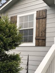 Maybe you would like to learn more about one of these? Best Exterior Wood Shutters Diy Board And Batten Ideas House Paint Exterior Ranch House Exterior Gray House Exterior