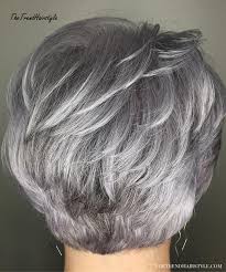 So, what happened when your short bob hairstyle grows out into a…long bob? Gray And Layered 60 Gorgeous Hairstyles For Gray Hair The Trending Hairstyle