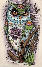 epingle par marjo jongkind sur comment dessiner owl tattoo design coloriage hibou dessin chouette