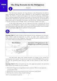 Music, art, physical education and health 2. Health 9 Second Quarter Module Pivot Grade 9 Modules