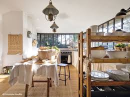 Une Jolie Maison Entre Esprit Campagne Et Recup Elle Decoration Deco Maison Deco Recup Et Deco Campagne